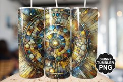 Stained On Stained Glass Tumbler Warp - Tumbler Design Product Image 1