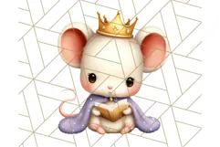 Princess Animal PNG Clipart with Crowns & Royal Accessories Product Image 4