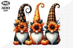 Halloween Gnomes Sublimation - Clipart PNG Design Product Image 1