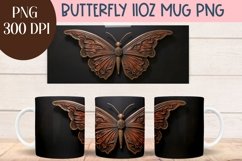 3D Butterfly mug wrap PNG for sublimation BUNDLE Product Image 3