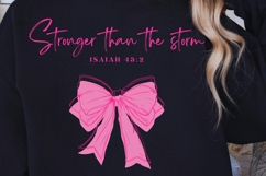 Stronger Than the Storm PNG Bundle | Coquette Christian DIY Product Image 7
