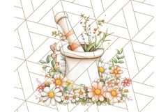 Cottagecore Apothecary PNG Clipart, Rustic Potions &amp; Herbs Product Image 4