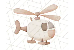 Kid’s Toy Clipart, Nursery Decor Png, Trucks, Rockets, Cars Product Image 4