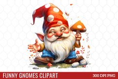 Funny Gnomes Clipart Product Image 1