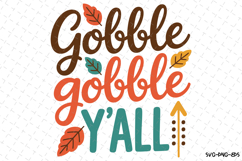 Gobble Y'all Svg | Halloween Svg | Svg Cut Files Product Image 1