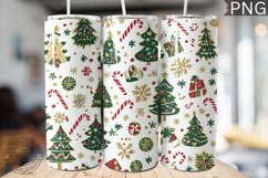 Christmas Tree Tumbler Wrap -High Quality 300 Dpi Product Image 1