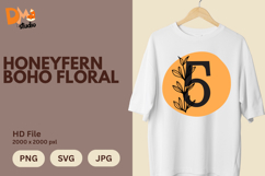 Honeyfern Boho Floral Monogram Product Image 1
