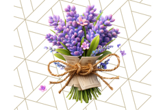 Pastel Flower Bouquet PNG Clipart, Elegant Floral Art Product Image 4