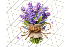 Pastel Flower Bouquet PNG Clipart, Elegant Floral Art Product Image 4