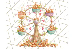 Tiny Carnival Friends Clipart PNG, Animal Fair Festival Product Image 4
