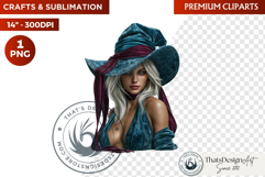 Autumn Witchcraft Clipart - Amber Spells witch PNG Product Image 1