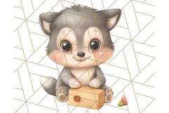 Woodland Nursery Baby Animals And Fantasy Forest PNG Clipart Product Image 4