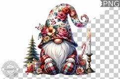 Christmas Gnome Sublimation - Clipart PNG Design Product Image 1