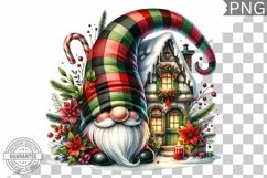 Christmas Gnome Sublimation - Clipart PNG Design Product Image 1