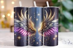 Feathers Tumbler Wrap | Sublimation | Tumblers Product Image 1