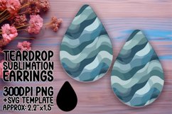 Stylish Teardrop Treasures - Sublimation Product Image 1