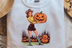 Vintage Witch Halloween Sublimation PNG Product Image 1