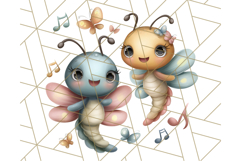Cute Insects Clipart, Cartoon Bugs, Bug PNG Illustrations Product Image 4