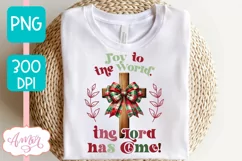 Joy to the world PNG sublimation, Christmas Christian PNG Product Image 2