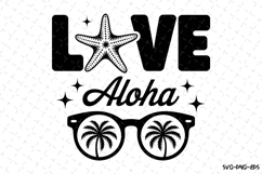 Love Aloha svg | Summer Svg | Svg Cut Files Product Image 1