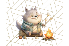 Midnight Monster Camp Out Clipart PNG, Halloween Png Product Image 4