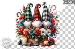 Christmas Gnome Sublimation - Clipart PNG Bundle Product Image 8