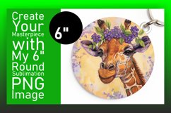 Cute Giraffe Spring Round Design Product Image 1