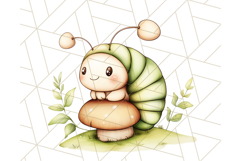 Cute Caterpillar Clipart PNG, Spring Bug Illustrations Product Image 4