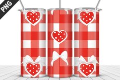 Lovely Hearts Tumbler Design | Valentine&#039;s Day Tumbler Wrap Product Image 5