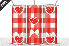 Lovely Hearts Tumbler Design | Valentine's Day Tumbler Wrap Product Image 5