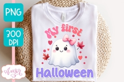 Pink Halloween sublimation bundle | Cute Halloween PNG Product Image 11