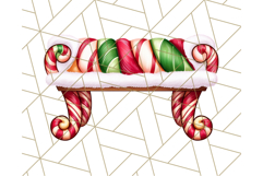 Peppermint Candy Cane Clipart PNG, Christmas Sweet Street Product Image 4