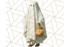 Vintage Halloween PNG Clipart, 1950s Retro Graphics Clip Art Product Image 4