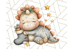 Christmas Dinosaur Party Png, Dino Clipart PNG Product Image 4