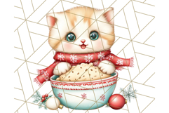 Christmas Baking Critters PNG Clipart, Cute Animals Holiday Product Image 4