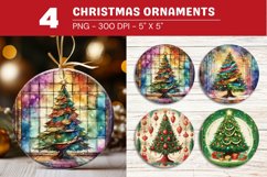 rounded christmas ornament christmas tree 3 Product Image 1