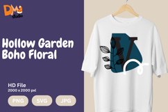 Hollow Garden Boho Floral Monogram Product Image 1