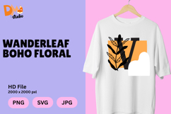 Wanderleaf Boho Floral Monogram Product Image 1