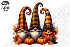 Halloween Gnomes Sublimation - Clipart PNG Design Product Image 1