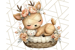 Woodland Nursery Baby Animals Clipart, Cute Animals Png Product Image 4