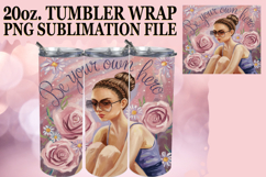 Blissful Moments 20oz tumbler wrap, Woman Product Image 1