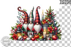 Christmas Gnome Sublimation - Clipart PNG Design Product Image 1