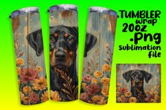 Puppy Prints Sublimation Tumbler Wraps Product Image 1