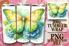 GIFT OF JOY 20oz TUMBLER WRAP, Butterfly Product Image 1
