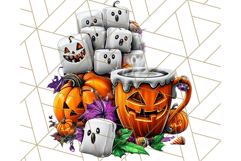 Spooky Café Cuties Halloween PNG Clipart, Holiday Elements Product Image 4