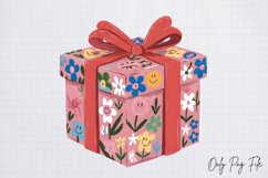 Groovy Christmas Clipart PNG Product Image 1