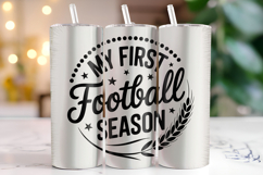 My first Football Season Tumbler Wrap | Sublimation Product Image 1