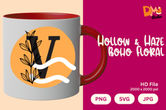 Hollow &amp; Haze Boho Floral Monogram Product Image 1