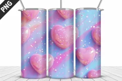 Valentines Love Skinny Tumbler PNG Wrap| Valentines Tumbler Product Image 5