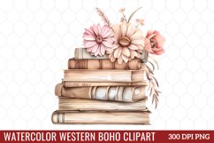 Watercolor Western Boho Clipart Product Image 1